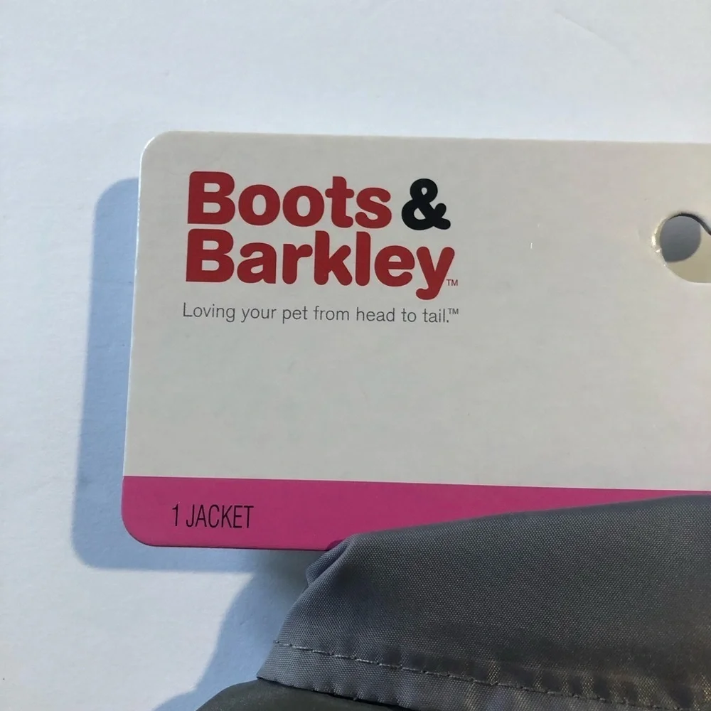 New Boots Barkley safety reflective funnel collar coat XS